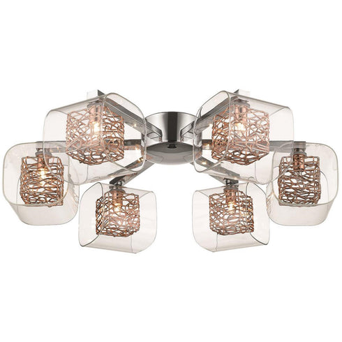 Flush Fitting Luminaire In Copper LL00111
